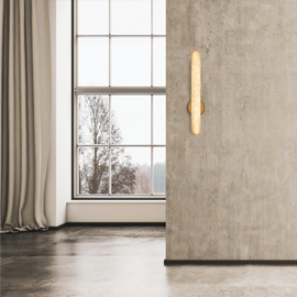 Zeus Pillar Wall Light 37cm